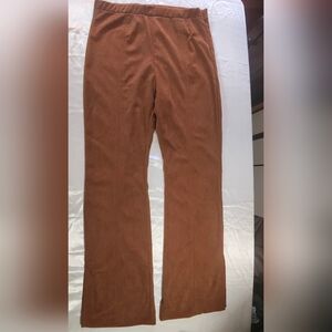Elegant Tan Boot Cut Women's Pants